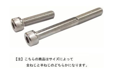 ステンレス 六角穴付きボルト(キャップスクリュー)(日本鋲螺製)